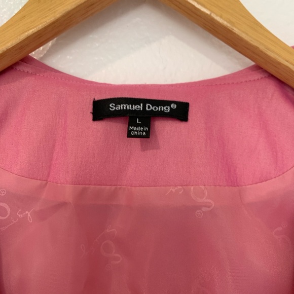 Pink Ruffled Women's Jacket - Picture 4 of 6